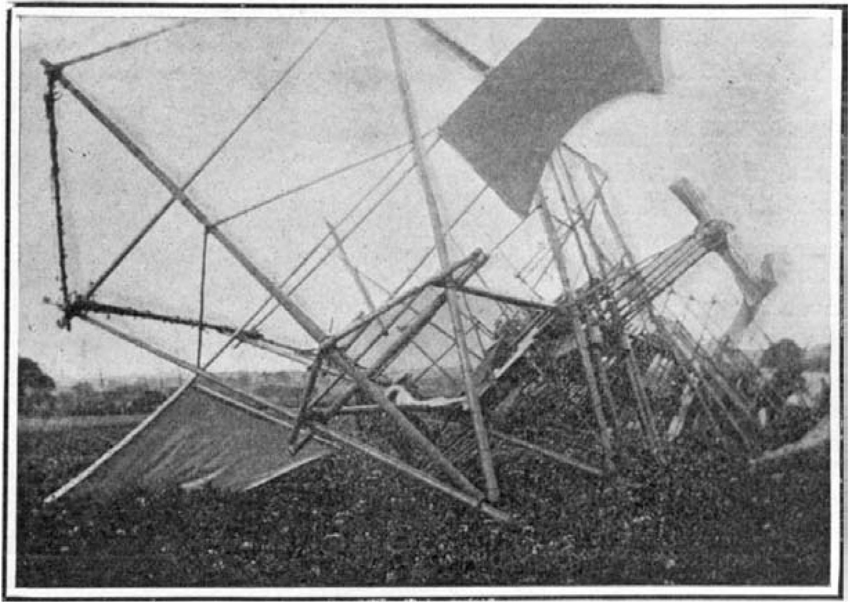 Barton's wrecked Airship